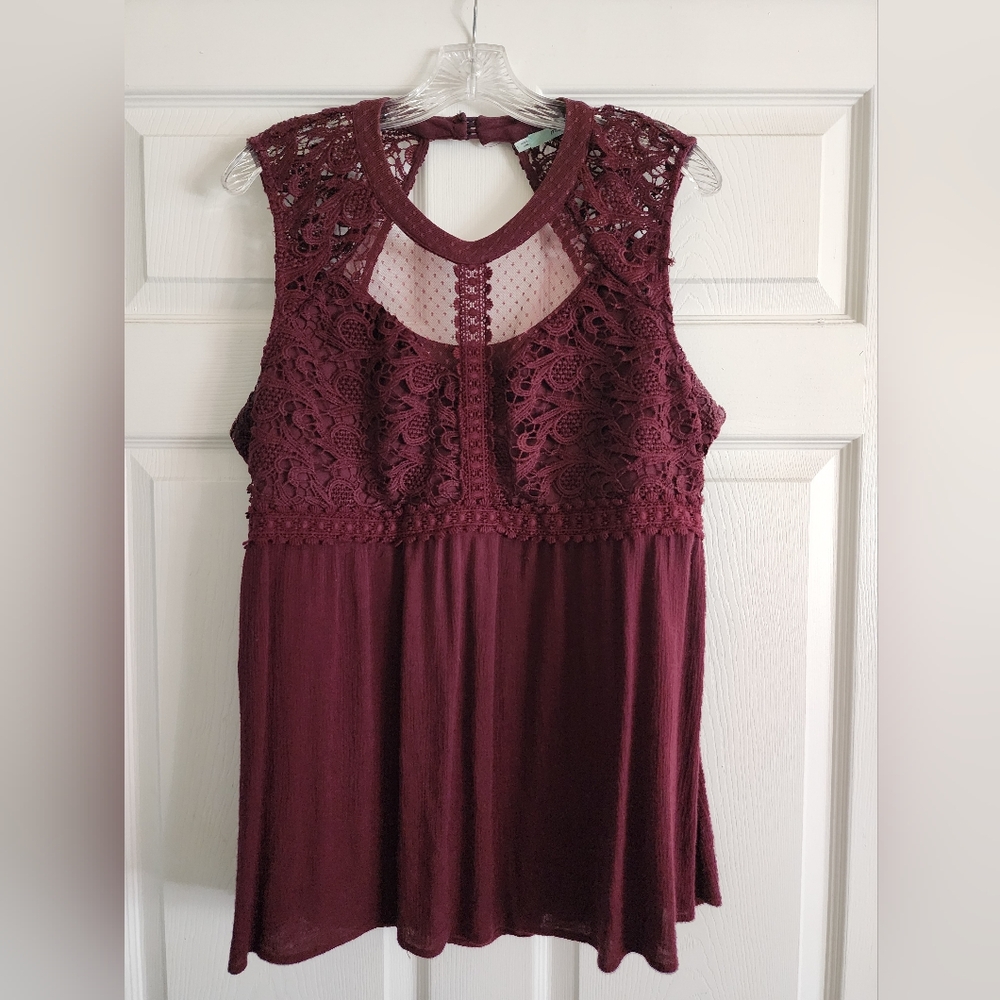 Lace Tank Top Shirt